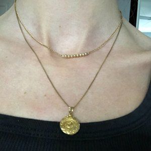 14k Gold Filled Bead Necklace